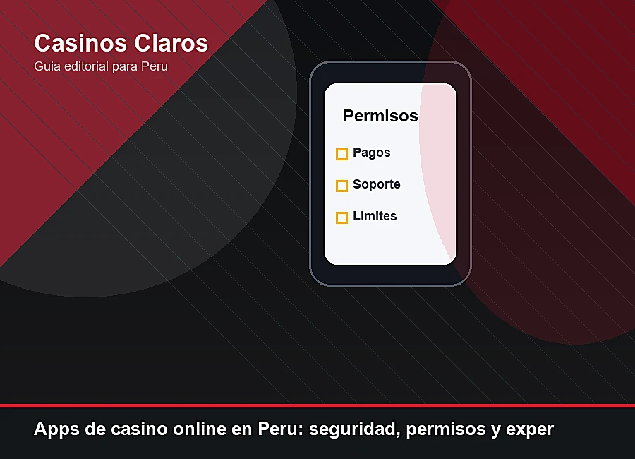 App de casino online en Peru con revision de seguridad y permisos