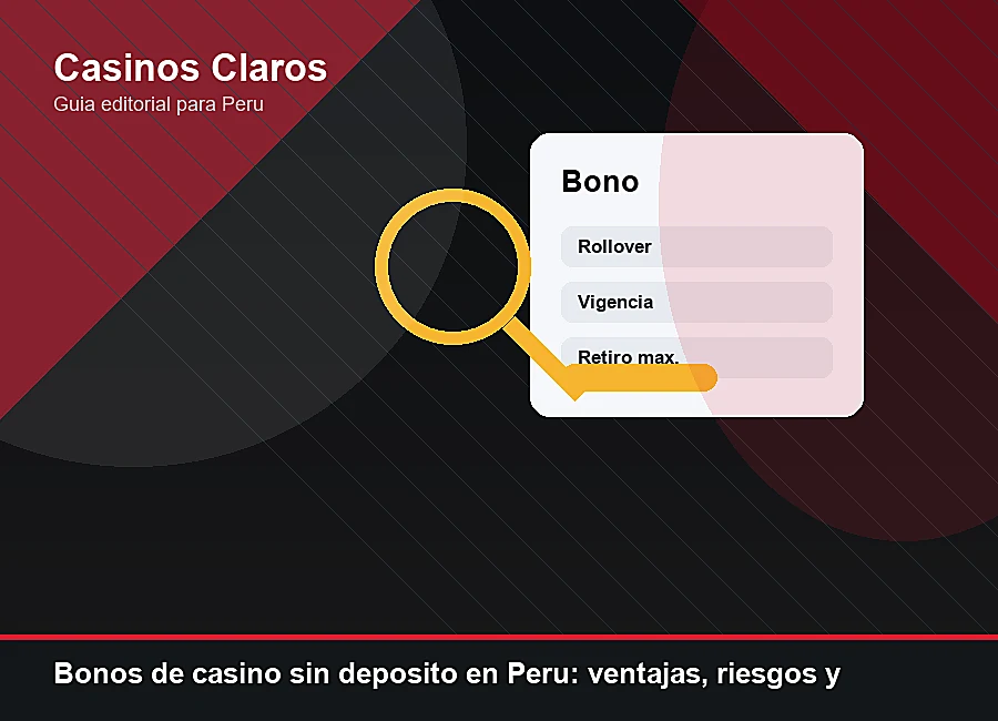 Bono de casino sin deposito con condiciones de rollover y retiro maximo