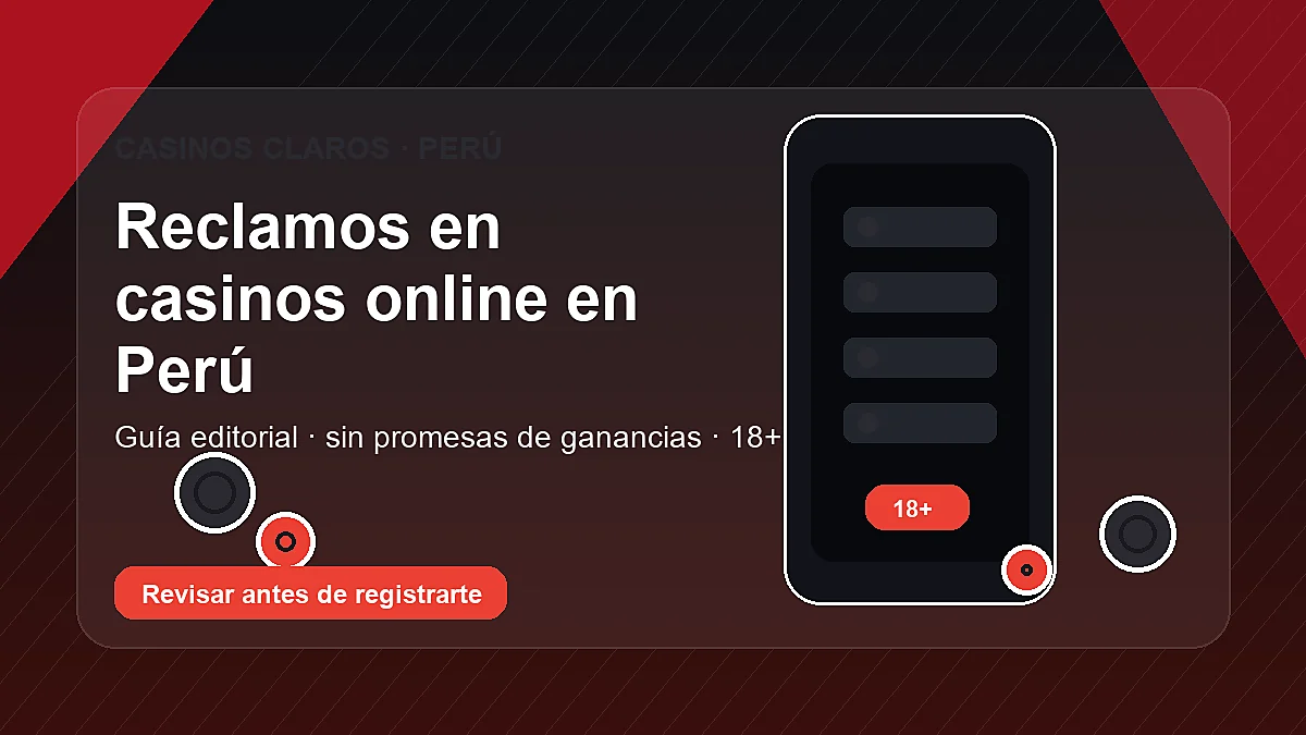 Reclamos en casinos online en Perú