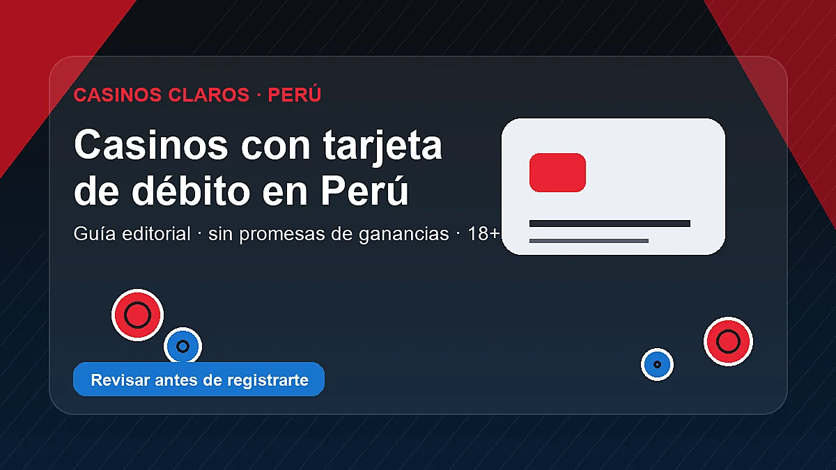 Casinos con tarjeta de débito en Perú