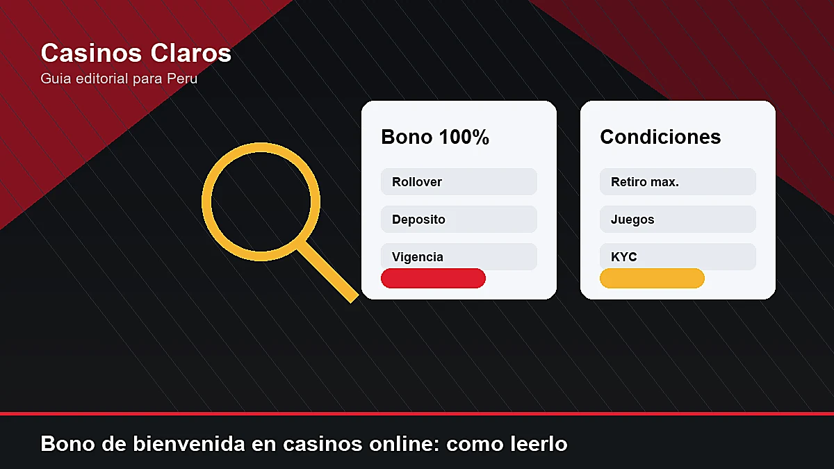 Bono de bienvenida en casinos online: como leerlo
